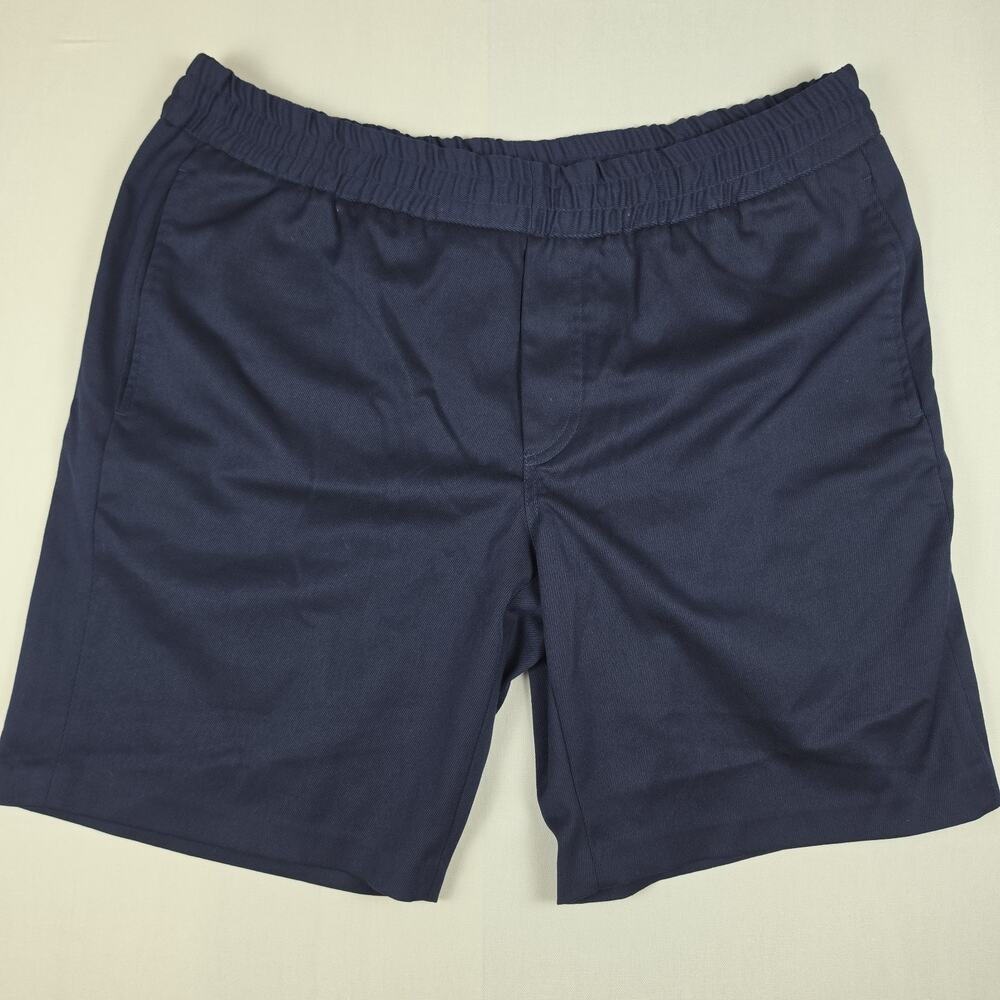 Murano Performance Men's Shorts Size L Navy Blue Elastic Waist Casual 9" Inseam